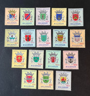 (Tv) Mozambique 1961 Coat Of Arms Complete Set - Af. 431 To 447 - MNH - Mozambique