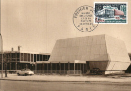 CARTE MAXIMUM 1965 MAISON DE LA CULTURE - 1960-1969