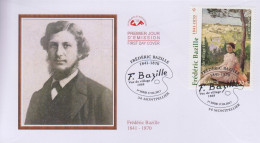 Enveloppe  FDC  1er  Jour    FRANCE    Oeuvre  De  Frédéric   BAZILLE    MONTPELLIER    2017 - 2010-2019