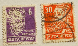 Allemagne Orientale YT N° 33-42 Oblitéré - Used Stamps