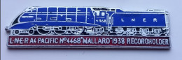 G539 Pin's SNCF TGV Train Locomotive Micheline LNER Pacific Mallard 1938 Bleu Achat Immédiat - TGV