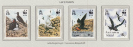 ASCENSION 1990 WWF Birds Mi 521-524 MNH(**) Fauna 775 - Otros & Sin Clasificación