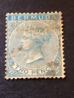 BERMUDA SG 25 2d Blue FU - Bermudas