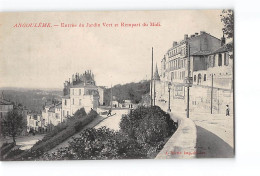 ANGOULEME - Entrée Du Jardin Vert Et Rempart Du Midi - Très Bon état - Angouleme