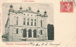 Hongrie A Zsido Templom , üdvözlet Veszpremböl * Synagoge Synagogue Judaica * Veszprem Veszprém Hungary Hongrie Magyar - Hongarije