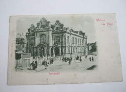 RIGA , Synagoge , Schöne Karte Um 1900 , Judaika - Lettland