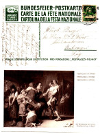 Switzerland, Postcard, Festa Nazionale, Fete Nationale - Lettres & Documents
