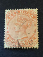 BERMUDA SG 20  4d Orange Red FU - Bermuda