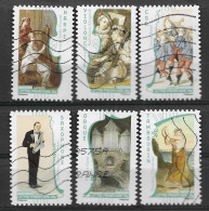 France 2010  Oblitéré  Autoadhésif  N° 391 - 392 - 394 - 395 - 396 - 400   "  Art La Musique  "  - - Used Stamps