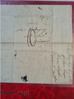 Lettre FONTAINE L'EVEQUE 1812 POUR BORDEAUX MARQUE FAITRE ROUGE - Altri & Non Classificati