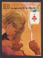 Publicité Papier 1966 Cigarettes HB Tabac  Cigarette Femme Pin Up - Pubblicitari