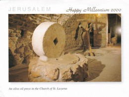 Olive Mill, Church Of St Lazerus, Jerusalem -   Unused Postcard   - L Size 17x12Cm - LS4 - Israel