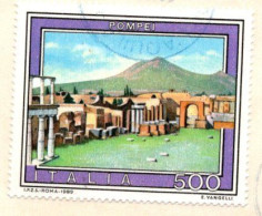 *ITALIA  STORIA POSTALE FRAMMENTO CON 1989 POMPEI L.500 - 2011-20: Gebraucht