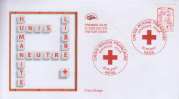 Enveloppe  FDC   1er  Jour   FRANCE    CROIX  ROUGE    2017 - 2010-2019