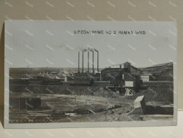 US Postcard Wyoming Carbon County HANNA U.P Coal Mine No. 2 - Otros & Sin Clasificación