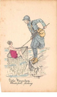 Illustrateur - N°60161 - Santini N°3, 031 - Pêche Miraculeuse - Militaire Et Jeune Femme - Altri & Non Classificati