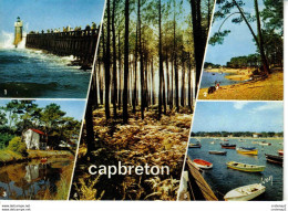 34 CAPBRETON Multivues N°9144 L'Estacade Plage Du Bourret Le Boudigau Le Port Phare VOIR DOS - Capbreton