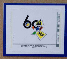 A4-88 : Philapostel - 60 Ans ça Se Fête !  (autoadhésifs / Autocollants) - Unused Stamps