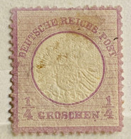 Allemagne YT N° 13 Neuf* Gomme D'origine - Amincissement En Haut Du Timbre - Unused Stamps