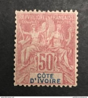 COLONIES FRANCAISES - COTE D'IVOIRE - YT 11 - Neuf Avec Charnière MH * - 1 Dent Courte - Cote 100E - Unused Stamps