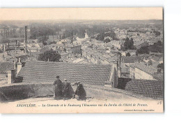 ANGOULEME - La Charente Et Le Faubourg L'Houmeau Vus Du Jardin De L'Hôtel De France - Très Bon état - Angouleme