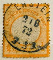 Allemagne YT N° 3A Oblitéré/used Beau Cachet 1872 - Gebraucht