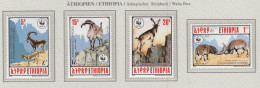 ETHIOPIA 1990 WWF Animals Alpine Ibex Mi 1385-1388 MNH(**) Fauna 781 - Ongebruikt