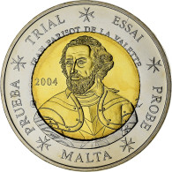 Malte, 2 Euro, Fantasy Euro Patterns, Essai-Trial, 2004, Bimétallique, FDC - Prove Private