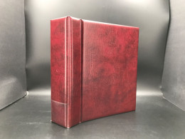 Lindner Multi Collect Ringbinder O. Kassette Rot 50 Blättern Gebraucht (7452 - Komplettalben
