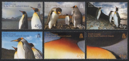 Süd-Georgien 2005 - Mi-Nr. 411-416 ** - MNH - Pinguine / Penguins - Georgias Del Sur (Islas)