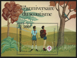 Kongo-Brazzaville 1982 - Mi-Nr. Block 29 ** - MNH - Pfadfinder / Scouts - Ungebraucht