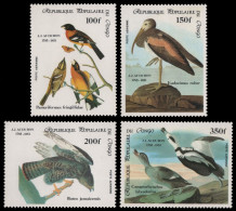 Kongo-Brazzaville 1985 - Mi-Nr. 994-997 ** - MNH - Vögel / Birds - Audubon - Mint/hinged