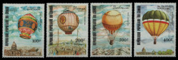 Kongo-Brazzaville 1983 - Mi-Nr. 922-925 ** - MNH - Luftfahrt / Aviation - Mint/hinged