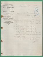 38 Fures Charnier Manecy Papiers De Pliage, Séchés, Paille, Goudron, Couleurs, Collés Pour Boucherie 31 Mars 1904 - Druck & Papierwaren