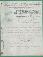 38 Planche Gattin Par Apprieu ( Isère ) Mérand J Fabrique De Papiers De Pliage Et D' Emballage 8 Janvier 1903 - Imprenta & Papelería