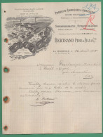 17 La Rochelle Bertrand Acides Nitrate Engrais Usines De La Pallice ( Logo Usines Train Locomotive Wagons Port ) 1905 - Landwirtschaft