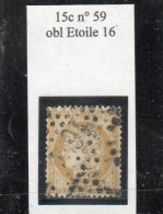 Paris - N° 59 Obl étoile 16 - 1871-1875 Cérès
