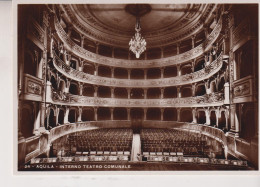 L'AQUILA  TEATRO COMUNALE INTERNO NO  VG  FOTOGRAFICA - L'Aquila