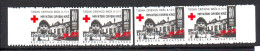 Croatia 1993 Charity Stamp Mi.No. 26 RED CROSS  Two Pairs Without Vertical Serrations    MNH - Croazia