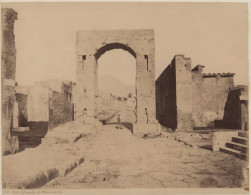 ° ITALIE ° POMPEI ° Photos De 1878 ° Lot De 6 Photos ° - Orte