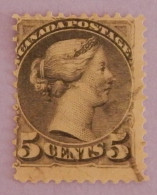 CANADA YT 31 OBLITERE "REINE VICTORIA" ANNÉES 1870/1893 - Used Stamps