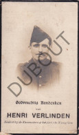 WOI - Soldaat Henri Verlinden, Kanonniers Wijnegem °Mechelen 1880 Krijgsgevangene, Overleden Duitsland 1915 (F566) - Overlijden