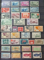 Collection De Timbres De Colonies Françaises Neufs Sans Gomme Et4/ 5 Oblitérés. - Verzamelingen (zonder Album)