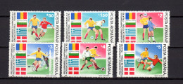 Romania 1990 Football Soccer World Cup Set Of 6 MNH - 1990 – Italia