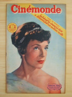 Cinémonde N°740 Du 12 Octobre 1948 Micheline Presle - Gene Tierney - Ingrid Bergman -  Louis Jouvet - Viviane Romance - Kino/Fernsehen