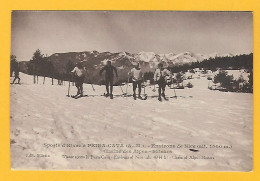 CPA PEIRA CAVA - SPORTS D HIVER LES SKIEURS - Autres & Non Classés