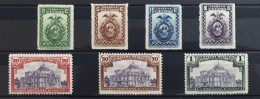 MEXICO 1933 STATISTICS Congress Set Scott 684-687 & C51-C53 MNH Exc. 5c., 10c., $1 Surface Stamps MLH, Rare Set - México