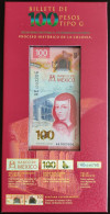 MEXICO $100 SOR JUANA POLYMER BANKNOTE 2020 OFFICIAL Pres. Pack LOW SERIAL # Rare Thus - México