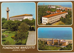 JESOLO LIDO-VENEZIA-FONDAZIONE MARZOTTO-MULTIVEDUTE-CARTOLINA VERA FOTOGRAFIA-VIAGGIATA IL 29-7-1983 - Venezia