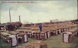 CPA Oklahoma City Oklahoma USA, Baumwollkompresse - Autres & Non Classés
